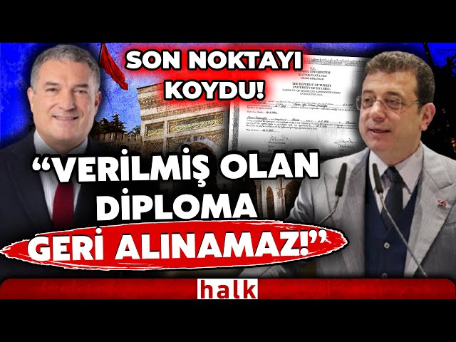 Ekrem İmamoğlu'nun 'Diploma' tartışmalarına Hukukçu Ali Ulusoy son noktayı koydu!