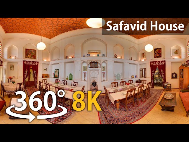 Safavid House,Isfahan , Iran 360° Video 8K