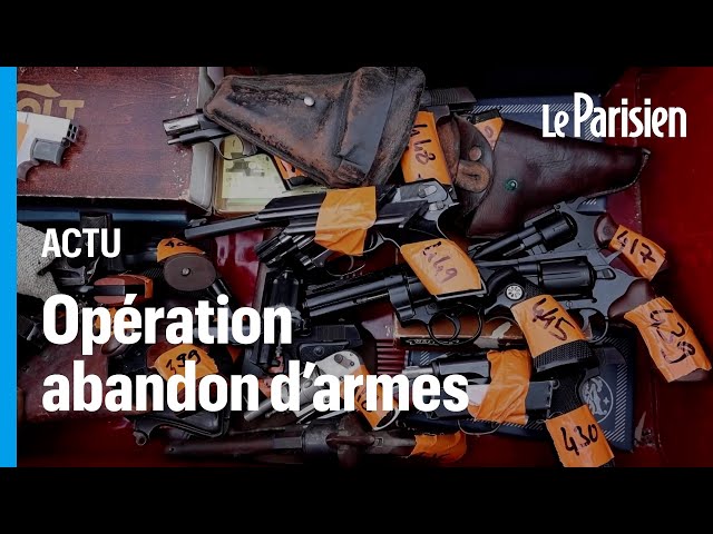 Plus de 65 000 armes à feu remises à la Police lors de la campagne d’abandon sans poursuites organis