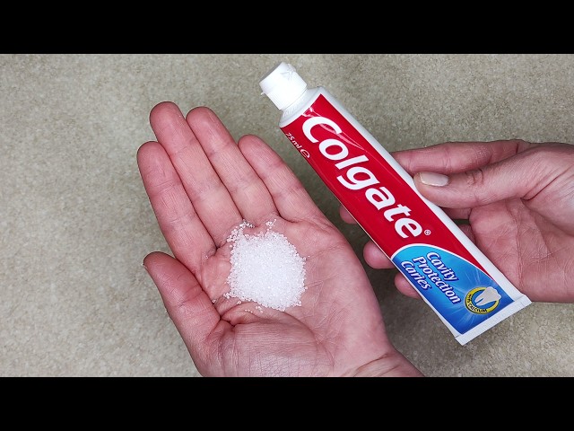 Mix CITRIC ACID WITH TOOTHPASTE 💥 The result exceeded all my expectations