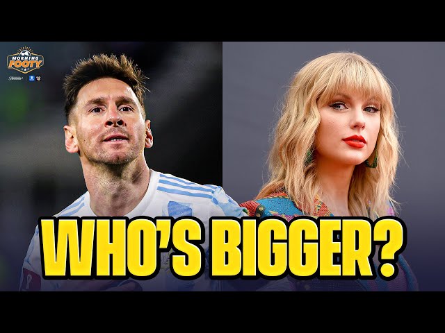 Who is more well known…Taylor Swift or Lionel Messi? 👇