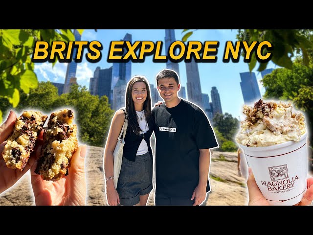 BRITS TAKE ON NEW YORK CITY (What we ATE and DID in NYC)