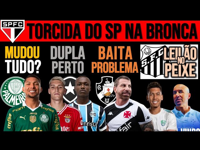 REVIRAVOLTA COM RONY! REVOLTA NO SP! 2 REFORÇOS NO BOTA! PÉSSIMA NOVA NO VASCO! NEY, FIRMINO, ZÊRO+