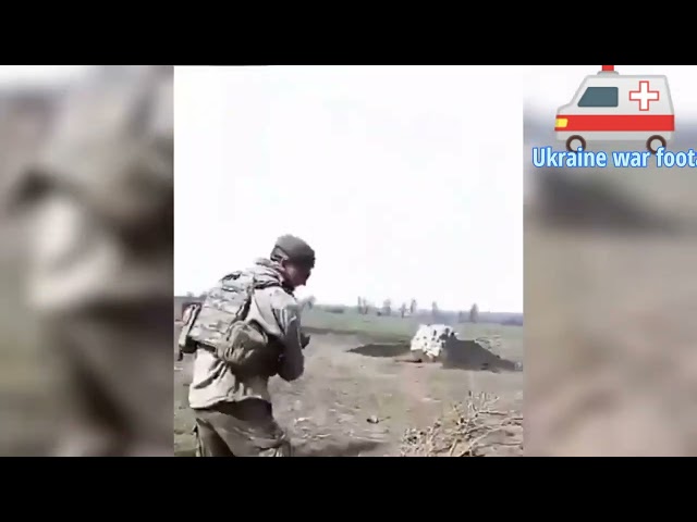 Ukraine war footage today 2022, bayraktar TB2 drone strike on Russia tank