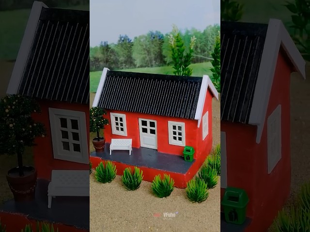 Build a DREAM House from Mini Bricks in NO TIME!  #vfuho #miniature #diy #house