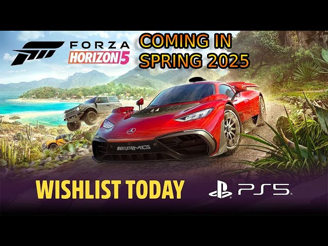 Forza Horizon 5 Coming TO PlayStation 5 In SPRING. XBOX IS CARRYING PS5. FORZA GETS PONY LOVE!