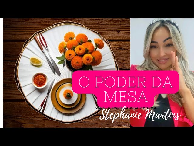 A promessa do dia - A MESA  DA PROVISÃO COM JESUS - Stephanie Martins #virtuosas #pregação