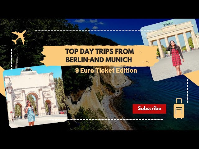 Top Day Trips From Berlin and Munich |Visited 9 cities in a month with 9 Euro Ticket