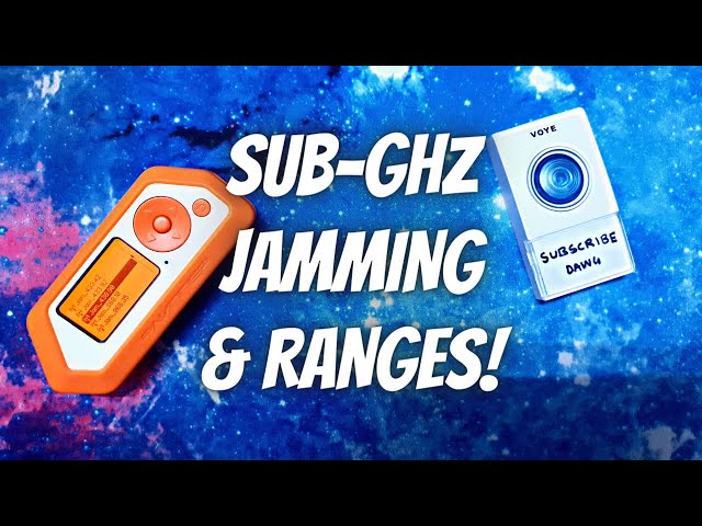 Flipper Zero Jamming Demonstration, Effective Range, Jamming Files & More!