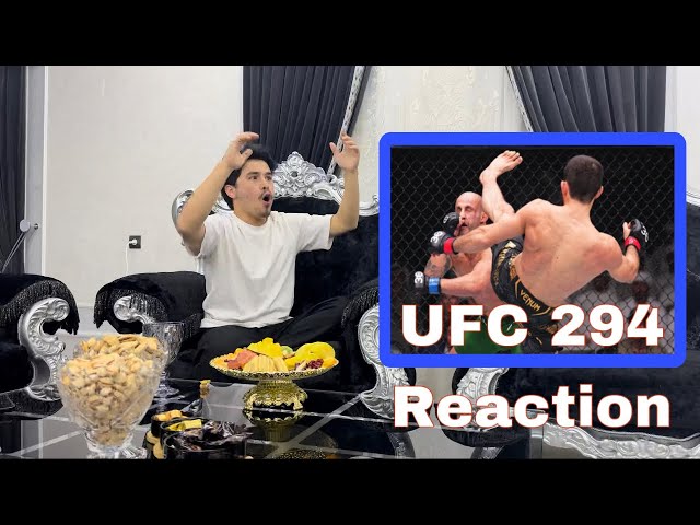 UFC 294 Islam Makhachev vs Alex Volkanovski REACTION #ufc294 #ufcfightnight #joerogan #reaction #new