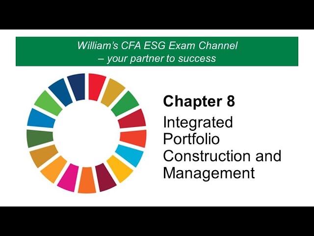 CFA Certificate in ESG Investing Exam Tutorial - Chapter 8