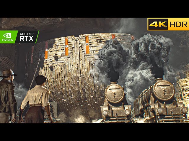 Indiana Jones - THE NOAH'S ARK SCENE Ending | Realistic Ultra Graphics Gameplay RTX 4090