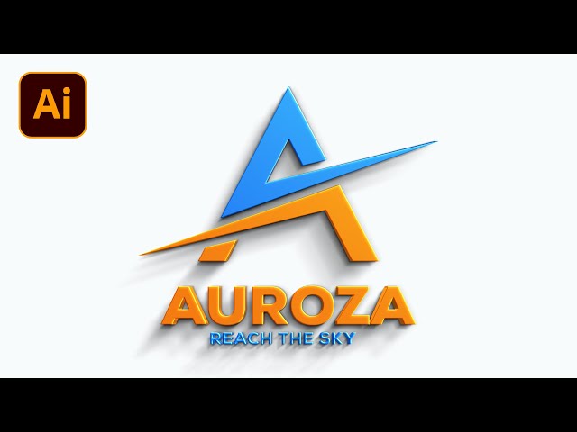 Professional A Letter Logo Design | Letter Logo Design Illustrator | Adobe Illustrator Tutorial