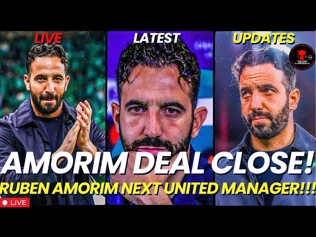 Ruben Amorim To Man United IMMINENT! | Amorim DEAL To REPLACE Ten HAG CLOSE! | Man United News