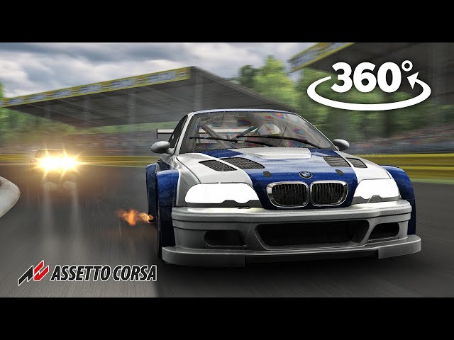 360° BMW M3 GTR Need for Speed in Assetto Corsa VR Experience #assettocorsa #360video