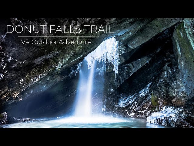 Donut Falls Trail, Utah (Winter) | Relaxing VR Hike with Lofi Beat