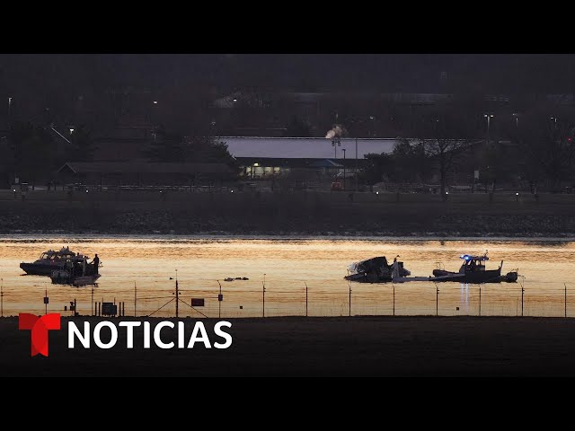 Tragedia aérea en Washington D.C.: no esperan hallar sobrevivientes en el río Potomac