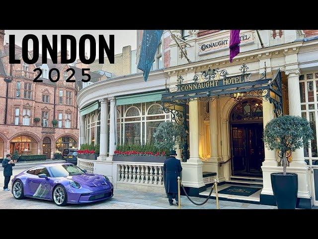 London City Tour 2025 | 4K HDR Virtual Walking Tour around the City | London Winter Walk 2025