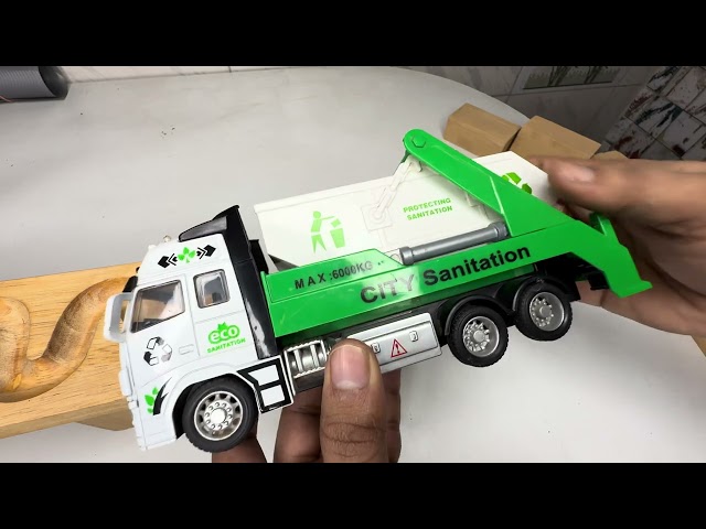 Marble Run Race & HABA Slope & Retro Makita Truck, Garbage Truck Long Version #1