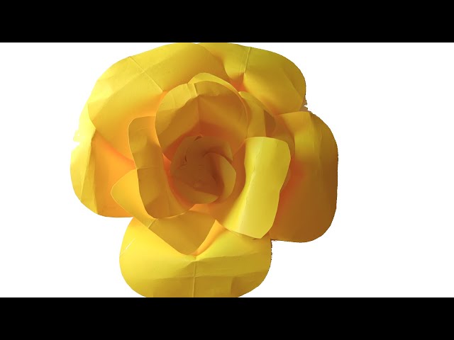 Beautiful yellow paper flower/nice one