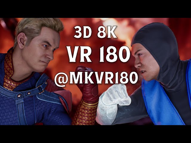 Mortal Kombat VR: Homelander vs Sub-Zero (VR180 8K 3D Battle) | Epic Virtual Fight Scene (MQVR-33A)