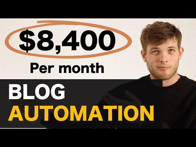 This AI Blogging System Makes $8,400/month (100% Automated)