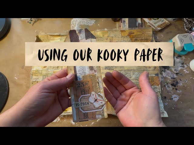 #FinishItFebruary kooky paper and ways to use it