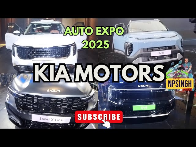 The all-new Kia EV9 Auto Expo 2025 | Kia Syros | Kia Sonet Facelifte | Kia Carnival | NPSINGH VLOGs