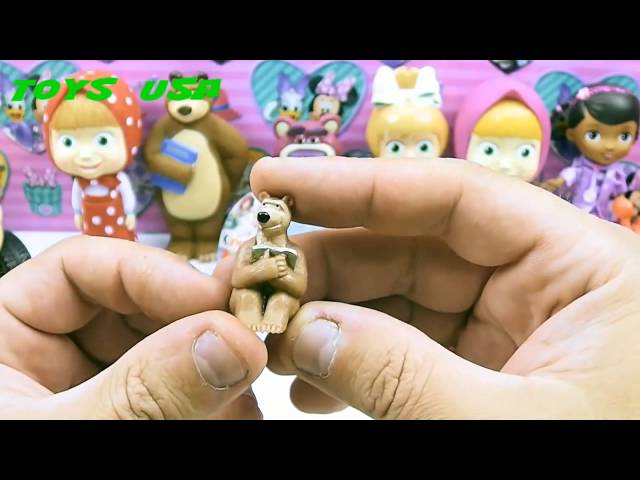 18 Surprise egg Маша и Медведь Masha and the Bear Masha i Medved Toys chupa chups Surprise egg Kinde