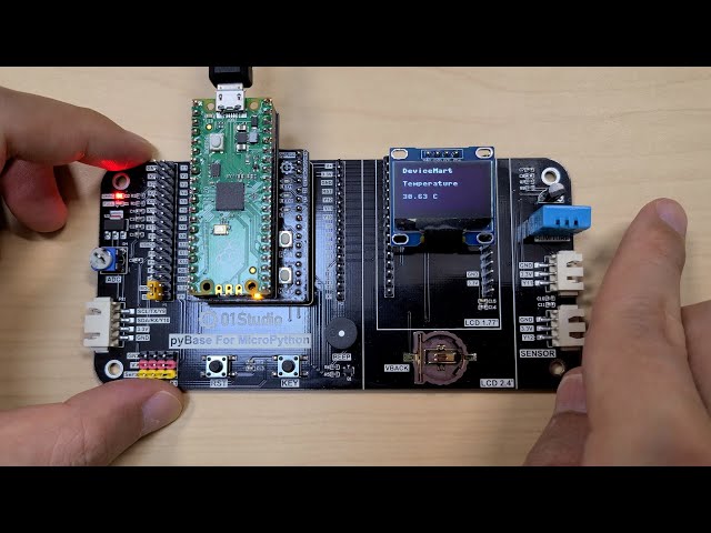 Controlling the DS18X20 temperature sensor with Raspberry Pi Pico using MicroPython