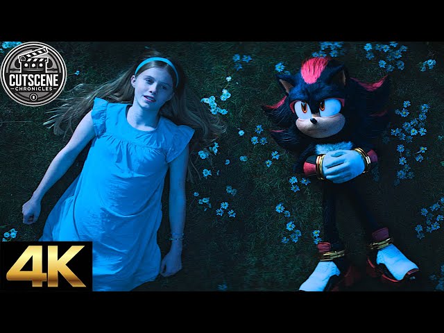 [4K UHD] Shadow And Maria’s Heartfelt Journey CUTSCENE | Sonic the Hedgehog 3