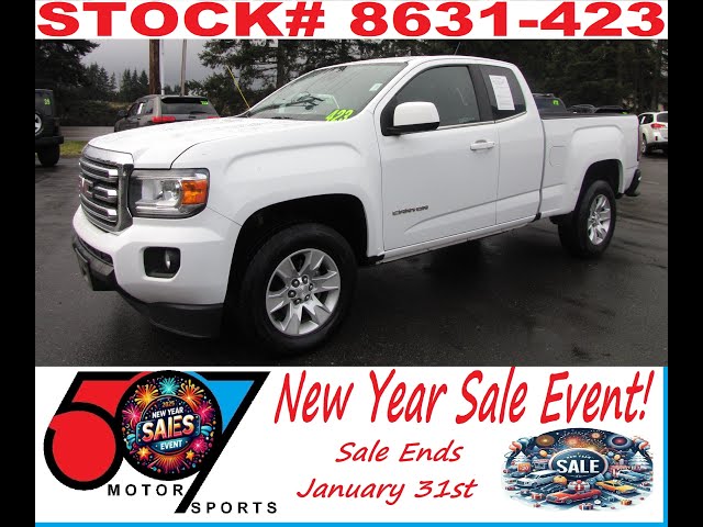 2018 GMC Canyon SLE STK: 8631-423