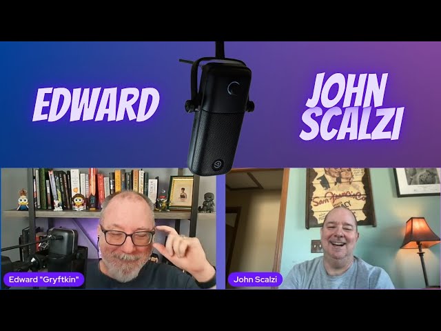 Is the moon really made of cheese?  Find out when author John Scalzi stops by.