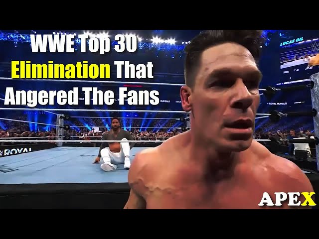 WWE Top 30 Royal Rumble Eliminations That Angered The Fans