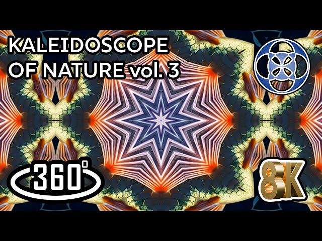 Relax music Kaleidoscope - VR360 8K with ♫♪ ambisonic sound & effects ♪♫ - vol. 3