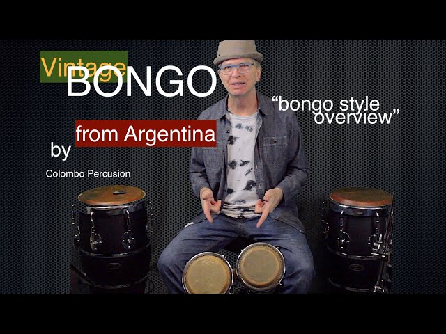 Colombo Percusion Vintage Bongo Style Overview