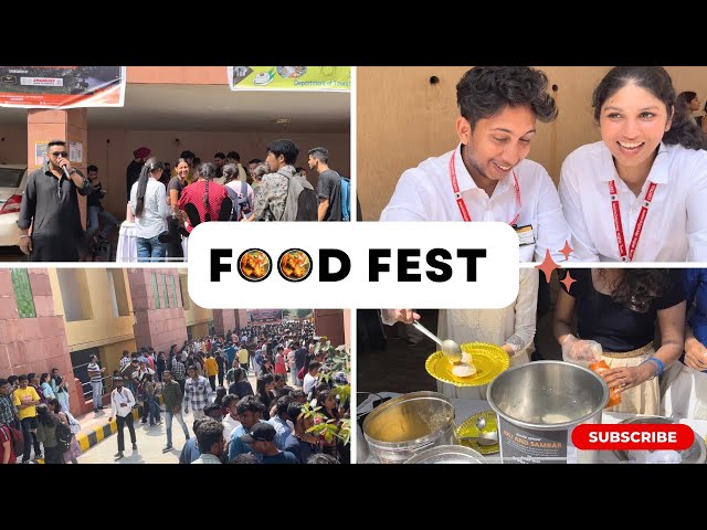 Mera Favourite Food Festival 😋 ✨Central University of Jammu | Bharat ka swaad