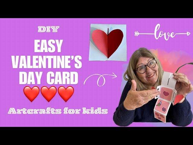 Easy Origami Valentine's Day Card ❤️❤️❤️ Craft that your kids will love 🤗