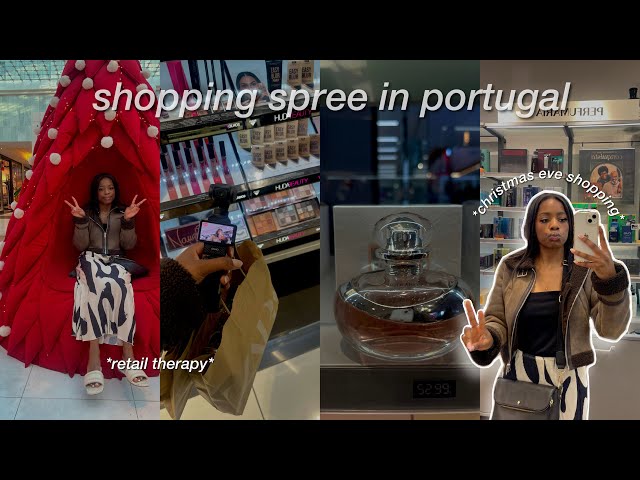 Shopping Spree In Portugal at Zara & Sephora | Shopping Haul *merry christmas* | Vlogmas Day 25