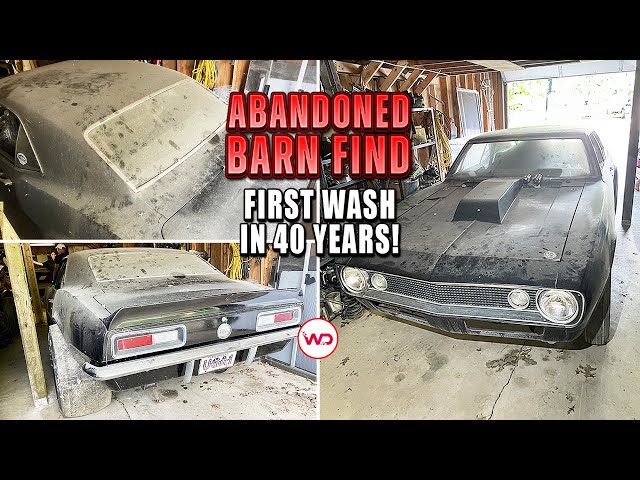 First Wash in 40 Years! Camaro SS Race Car Barn Find | Satisfying Car Detailing Restoration