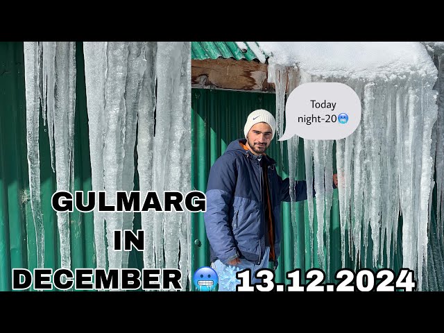 Gulmarg Today 13 December 🥶❄️|| Snowfall in Gulmarg || daily vlogs