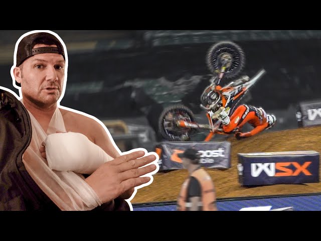 Chad Reed's BIG World Supercross Crash!