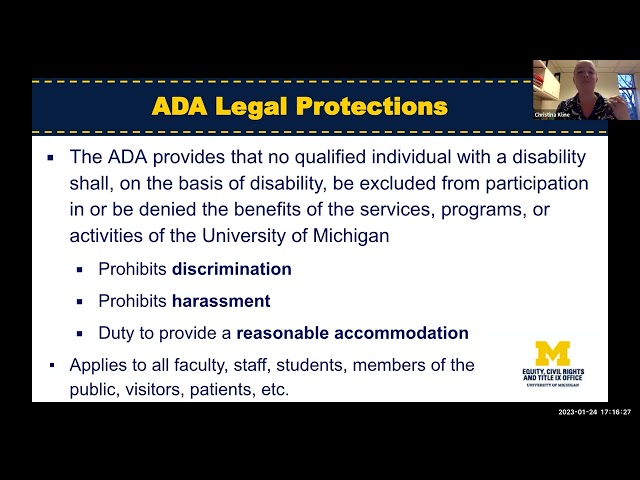 Disabled Graduate Student Rights: the Americans with Disabilities Act and Accommodations