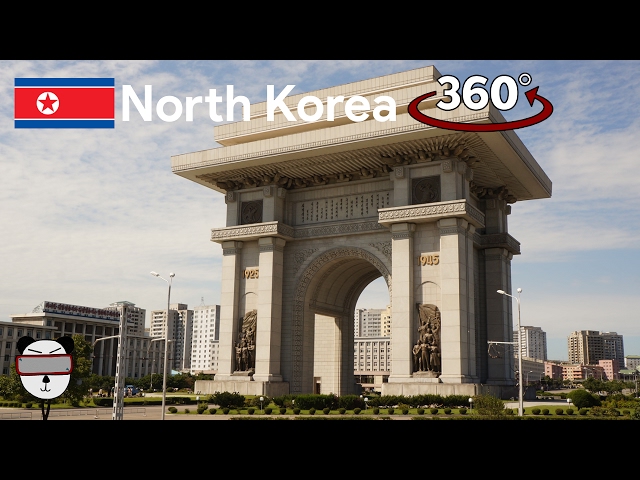 🇰🇵 360° Inside North Korea: Arch Of Triumph (개선문) | Pyongyang, North Korea