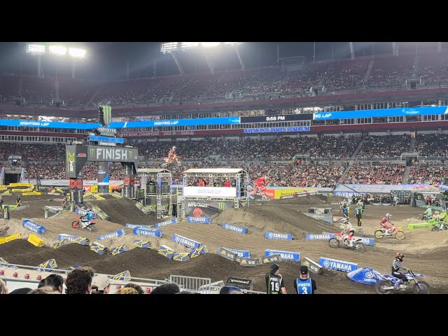 Supercross #5 Tampa Fl / raymond james stadium full event front practice to finals/ first vlog