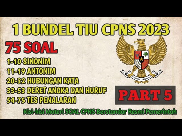 SOAL CERITA MATEMATIKA TES PENALARAN UMUM TIU CPNS 2023