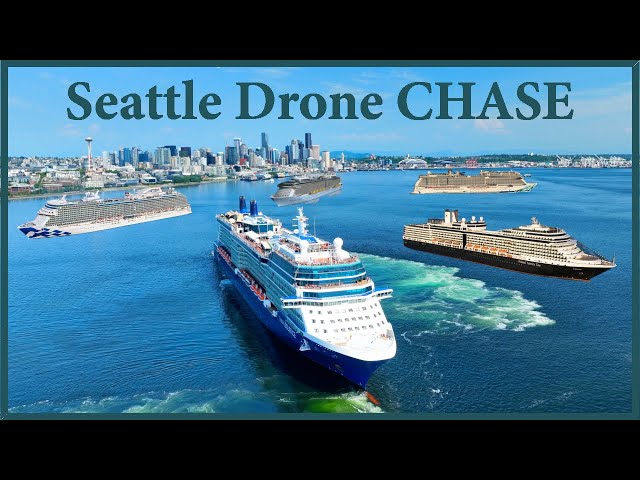 Cruise Ship Drone Chase - Seattle