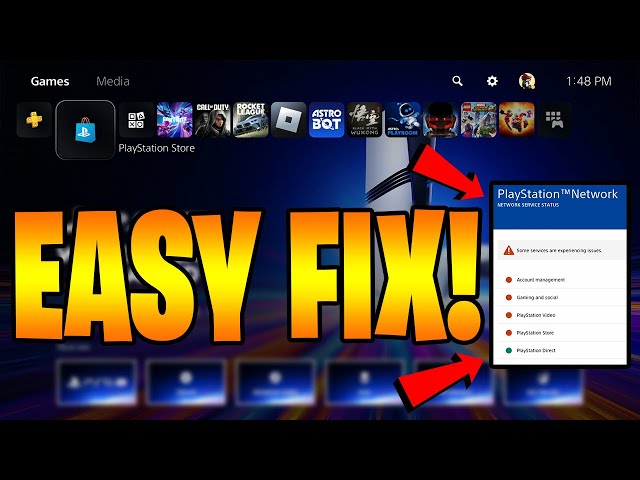 HOW TO FIX PLAYSTATION NETWORK SERVERS DOWN? (EASY FIX)