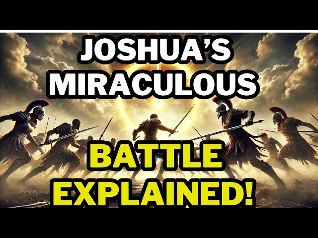 Joshua's BANNED Miracle: The Military Tech That Collapsed Jericho (Not What You Think!)