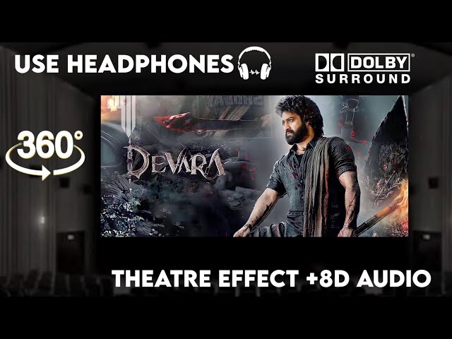 Devara Part-1 | Glimpse -|Theatre Experience Dolby  Surround  sound   - NTR | Koratala Siva